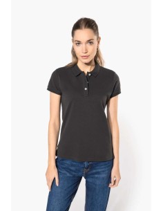 K-KV2207-LADIES' VINTAGE SHORT SLEEVE POLO SHIRT 2